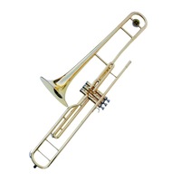 Cross-border TZ Three-Position Slide Bb Trombone with Gold Lacquer Finish Brass Band Instrument for Bb Music