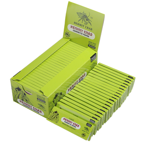 HermitCrab <b>Smoking</b> Rolling Paper 1/4 Size Slow Burn Organic Nature Custom Green Rolling Paper - Product Image 1