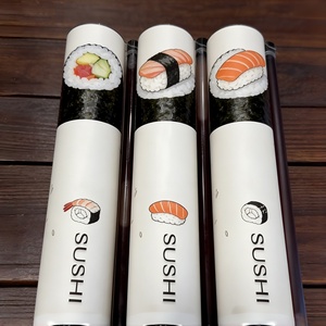กล่องบรรจุภัณฑ์ซูชิแ<span class=keywords><strong>บ</strong></span><span class=keywords><strong>บ</strong></span>กระบอกทรงกระ<span class=keywords><strong>บ</strong></span>อกสำหรับร้านซูชิ  วัสดุรีไซเคิลไ<span class=keywords><strong>ด</strong></span>้ พิมพ์โลโก้ได้  สำหรับซูชิแบ<span class=keywords><strong>บ</strong></span>พกพา - Product Image 1