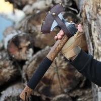 TL5031 Offre Spéciale manche en bois massif hache tactique hache à fendre le bois à la main pour Camping en plein air hache tête en acier au carbone