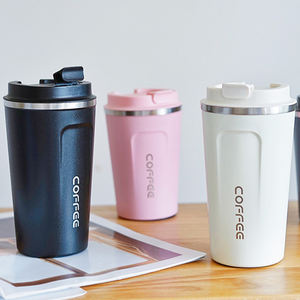 Termo Tazze di Caffè, Logo Personalizzato Tenere In Caldo per 10 ore A Tenuta Auto Tazza di Caffè, 380ml 500ml In Acciaio Inox Tazza di Caffè - Product Image 4