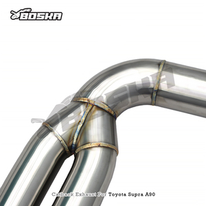 Tubo de Escape Automotriz de 1.5MM para Toyota <span class=keywords><strong>Supra</strong></span> GR A90/A91 MK4/MK5 3.0T 2020-2023, Silenciador Catback Deportivo con Válvulas y Puntas Cromadas - Product Image 3