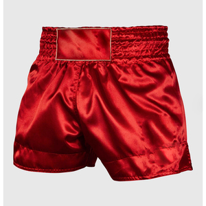 Shorts de <span class=keywords><strong>Muay</strong></span> <span class=keywords><strong>Thai</strong></span> personnalisés avec logo, satiné brillant, à cordon de serrage, pour l'entraînement et la boxe, vente en gros - Product Image 1