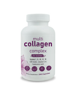 Wanita multi-kolagen kapsul kompleks dengan Vitamin C & Biotin rambut sehat kulit kuku kolagen peptida pil untuk dewasa - Product Image 1