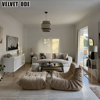 Fauteuil lounge Caterpillar à profil bas, pour coin, avec bord roulé, direct usine, Snuggle Spot, style à emporter, produit phare