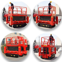 ¡Gran Oferta! Nuevo Modelo de Plataforma Elevadora de Tijera Eléctrica de 13 m, Autopropulsada, Hidráulica, de Acero Aleado, para 2 Personas, Evertar EPT1012