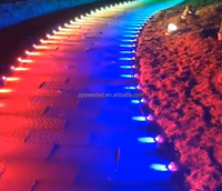 OFFRE SPÉCIALE Corps EN ALUMINIUM 3W RGB AUTOMATIQUE DMX LED RONDE Chemin Route Étape Lumière
