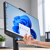 Ordinateur de bureau tout-en-un Wandong K12 21,5/23,8 pouces FHD IPS avec caméra intégrée, Windows 11 Pro, pour les entreprises