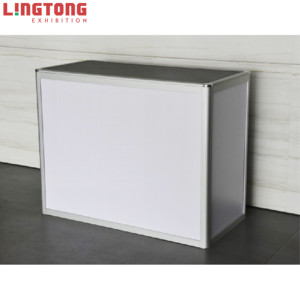 Bàn Quầy Tiếp Tân Gấp Được Khung Nhôm Dùng Cho Gian Trưng Bày Và Thiết Kế Bàn Quầy Văn Phòng - Product Image 3