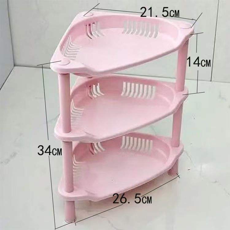 Triángulo rosa de tres capas