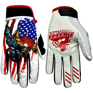 The Protective Structure on the Back of the Hand Effectively and Protects the Fingers Motocross Gloves - Product Image 1