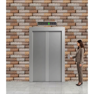 Carreaux muraux en céramique numérique effet pierre grise 300x450mm, design de façade émaillé pour bâtiments modernes - Product Image 3