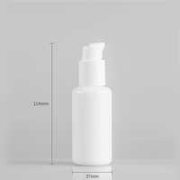 Bouteilles sérum pour produits cosmétiques, pompe opale en verre, produit Recyclable, 40ml, haute qualité