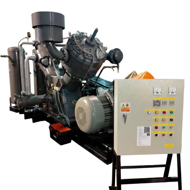 Powerful FJ HV-175S Industrial Air Compressor Reciprocating Multi-Stage Water-Cooled Oil-Free 220V-480V 1 Year Warranty