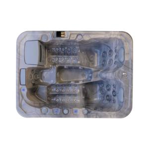 Vasca Idromassaggio per 3 Persone, Lussuosa Vasca in Acrilico Ariestech con Sistema Balboa, Massaggio a Bolle Romantico, Piccola Vasca Idromassaggio da Esterno, Produttore OEM Cinese JW-2203 - Product Image 1