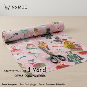 Tessuto in tela di cotone organico impermeabile stampato digitalmente su misura, senza MOQ, al metro, per borse tote e pittura - Product Image 4