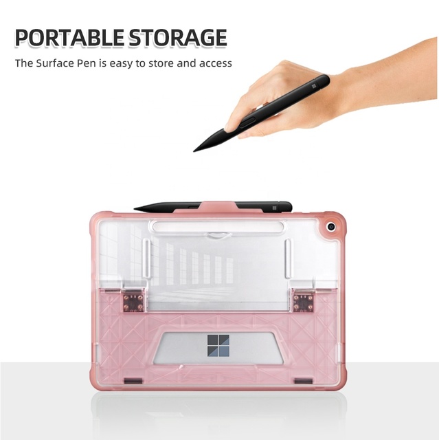 Slim Surface Pro 12 Case 12.'' TPU Soft Frame Hard Shell Shockproof Portable Stylish Protector.
