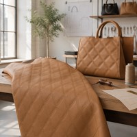 Rouleau de tissu en cuir PU matelassé diamanté personnalisé, cuir synthétique gaufré 3D pour sacs, canapés, sièges de voiture et meubles