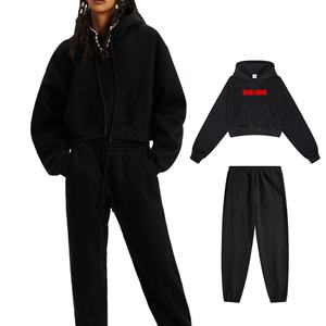 Женский укороченный комплект с длинным рукавом - Product Image 2