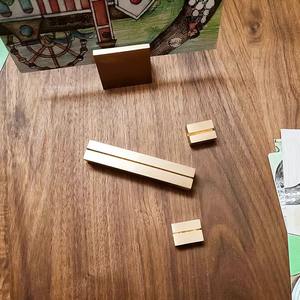 Yeni tasarım pirinç kart standı resim tutucu ekran standı dekor için hediye için yüksek kalite Metal pirinç iş adı tebrik araba - Product Image 2