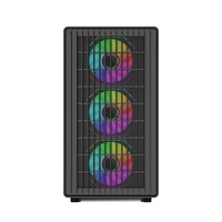 Custom Micro ATX Mid Tower PC Case Gaming Case Gamer PC Gabinete Chasis Carcasa de escritorio Cajas de computadora de vidrio templado y Torres