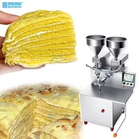 Machine semi-automatique d'épandage de crêpe Mille à la crème pour gâteau à mille couches