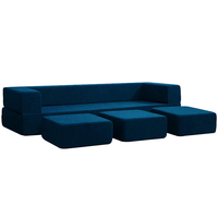 Matelas pliable SUREWALHOME, canapé DIY pour le jeu, grand canapé de repos, coussin de canapé, lit en mousse pour le salon, chaise de repos douce pour enfants