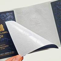Etiquetas de Vino Holográficas Premium, Impresión de Fotos Personalizadas para Vino Espumoso de Etiqueta Blanca