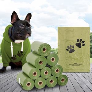 Eco Friendly Wholesale Scented Customized Biodegradable Dog Poop Bag Compostable <b>Rolls</b> Custom Printed - Product Image 4