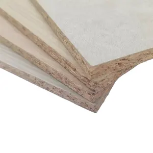成品表面水泥粘结刨花板单板木纹Almirah PVC展示柜刨花板刨花板产品