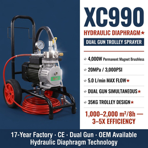Machine de pulvérisation sans air haute pression, <span class=keywords><strong>pistolet</strong></span> de <span class=keywords><strong>peinture</strong></span> haute puissance pour revêtements, pulvérisateur électrique de <span class=keywords><strong>peinture</strong></span> à l'émulsion pour bricolage - Product Image 4