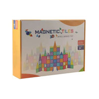 Bloques Magnéticos Coloridos, Juego de Construcción, Baldosas Magnéticas Pequeñas, Tamaño de Viaje, Baldosas Magnéticas para Niños, Juguetes de Construcción Preescolar