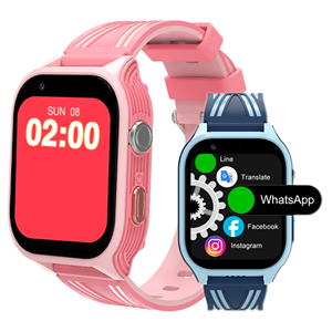 Nouvelle montre intelligente 4G avec écran IPS de 2,03 pouces, mémoire 2+16 Go, appels vidéo en temps réel, localisation GPS, montre intelligente pour enfants et étudiants - Product Image 1
