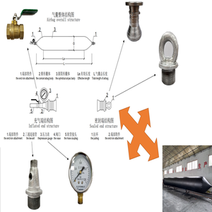 Chất lượng cao Marine Nguồn cung cấp không khí túi bản lề và ống làm bằng cao su tự nhiên cho tàu tung ra - Product Image 5