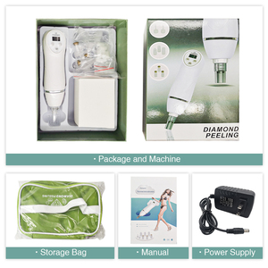 Portable 6 Tips Crystal Microdermabrasion Diamond Peeling Machine Blackhead Acné Eliminador <span class=keywords><strong>de</strong></span> arrugas Limpiador <span class=keywords><strong>de</strong></span> poros Característica para AU US - Product Image 6