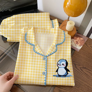 Conjunto <span class=keywords><strong>de</strong></span> <span class=keywords><strong>Pijama</strong></span> <span class=keywords><strong>de</strong></span> Manga Larga con Estampado <span class=keywords><strong>de</strong></span> <span class=keywords><strong>Pingüino</strong></span> <span class=keywords><strong>de</strong></span> Dibujos Animados para <span class=keywords><strong>Mujer</strong></span>, Venta al por Mayor - Product Image 2