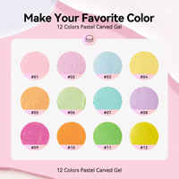 Vernis à ongles en gel sculpté 5D effet macaron, motif petite fleur printanière, longue tenue, anti-adhésif, sans résidu, pour ongles 3D sculptés et embossés