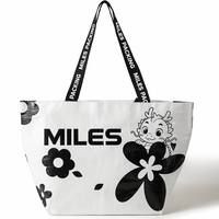 Sac fourre-tout réutilisable en PP laminé tissé, imperméable, écologique, recyclable, imprimé de dessins animés, logo personnalisé, cadeau promotionnel