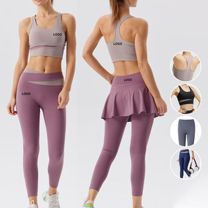 Brushed Tight Sports Clothing High Waist Flared Fitness Pants Suit Long Sleeve Gym <b>Yoga</b> <b>Jacket</b> Sets 2 Piece Set for Women - Product Image 1