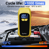 Démarreur de Voiture Portable 12V 8000mAh en Gros avec Lumière LED et Compresseur d'Air Multifonction pour Voitures, Camions et Motos