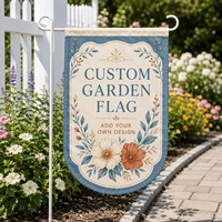 Drapeau de jardin personnalisé, drapeau décoratif extérieur pour la maison, la pelouse, le jardin, la décoration de fête