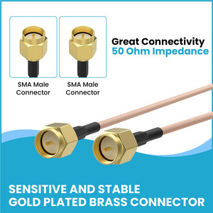 Anneau étanche SMA femelle vers <span class=keywords><strong>U</strong></span>.FL MHF 1 RF Coaxial Extension Pigtail Jumper RG178 <span class=keywords><strong>RG316</strong></span> Jumper Cable - Product Image 5