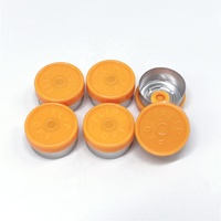 Capsules en aluminium personnalisées OEM imprimées, 13 mm, 20 mm, capsules à ouverture facile pour flacons lyophilisés