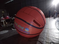 Grand ballon de basket gonflable personnalisé avec logo imprimé, ballon de sport gonflable pour événements sportifs, salons professionnels et décoration de stades
