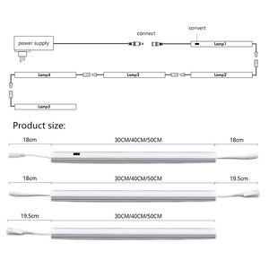 Estante de exhibición de zapatos <span class=keywords><strong>con</strong></span> sensor de movimiento OEM, caja de luz, estante de seguridad nocturna, escaparate, tira de luces inteligentes, luz <span class=keywords><strong>Led</strong></span> para debajo del gabinete - Product Image 5