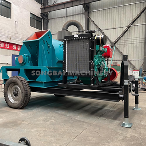 Broyeur de bois multifonctionnel commercial de grande taille 90HP Broyeur de bûches de sciure de bois Broyeur de branches Broyeur de bois - Product Image 3