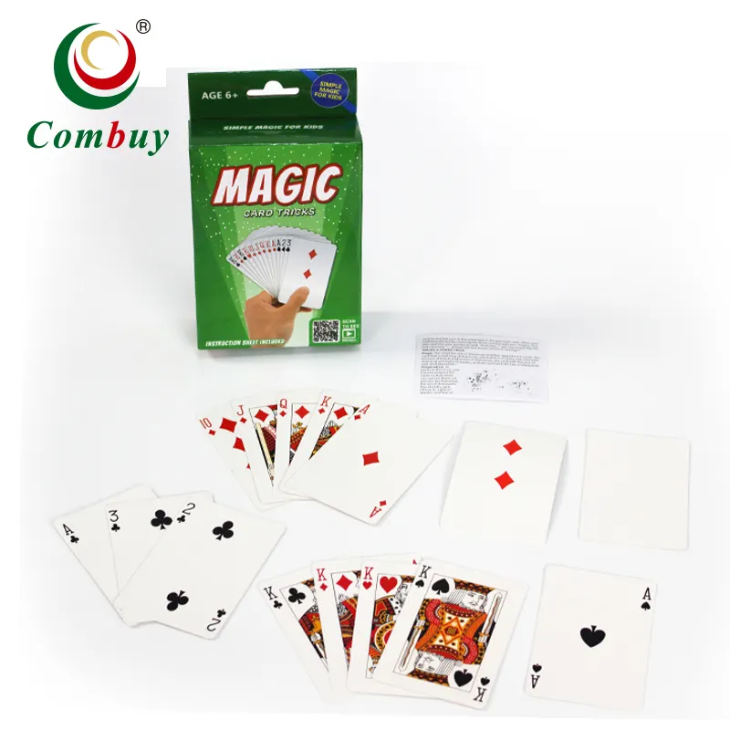 Bajo Precio clásico fácil juego de póquer truco de magia de la tarjeta