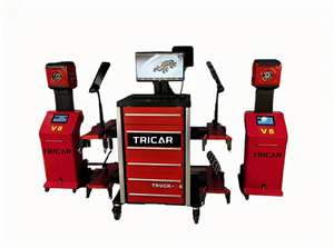 CALIENTE Alineador de ruedas múltiples de calidad superior Equilibrador de neumáticos de alta precisión 3D Heavy Duty Entrega rápida Alineación de ruedas directa de fábrica - Product Image 4