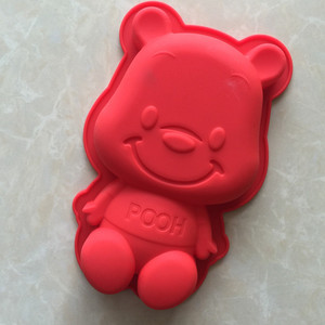 Molde de pastel de silicona 3D grande directo de fábrica Oso de dibujos animados mono ratón para hornear herramientas para crear diseños únicos de pastel - Product Image 4