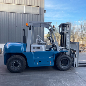 Runtx 7 tấn xe nâng cabin ngã ba định vị cpcd70 thủy lực xe nâng DIESEL xe nâng trái ngã ba nâng - Product Image 1